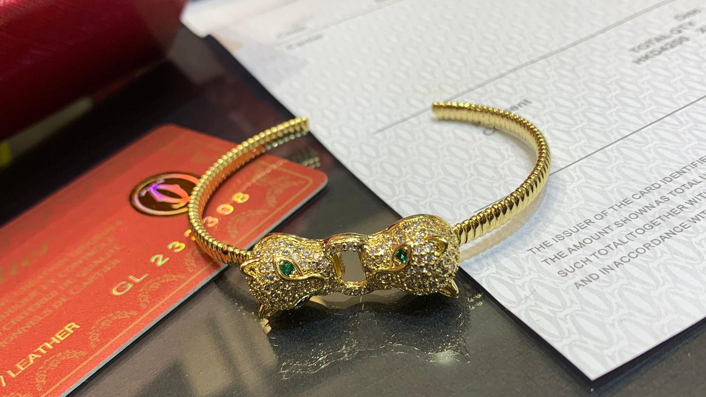 CARTIER  Panther Face Bracelet