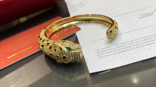 CARTIER 🐆 Panther Face Bracelet