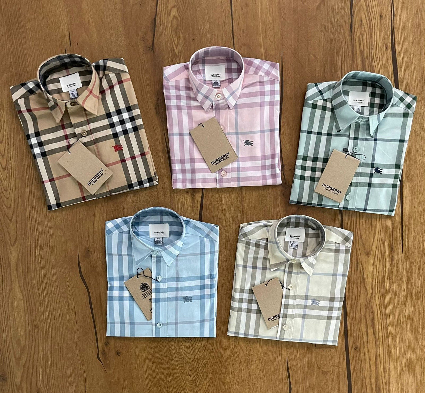 BURBERRY IMPORTED COTTON SHIRTS