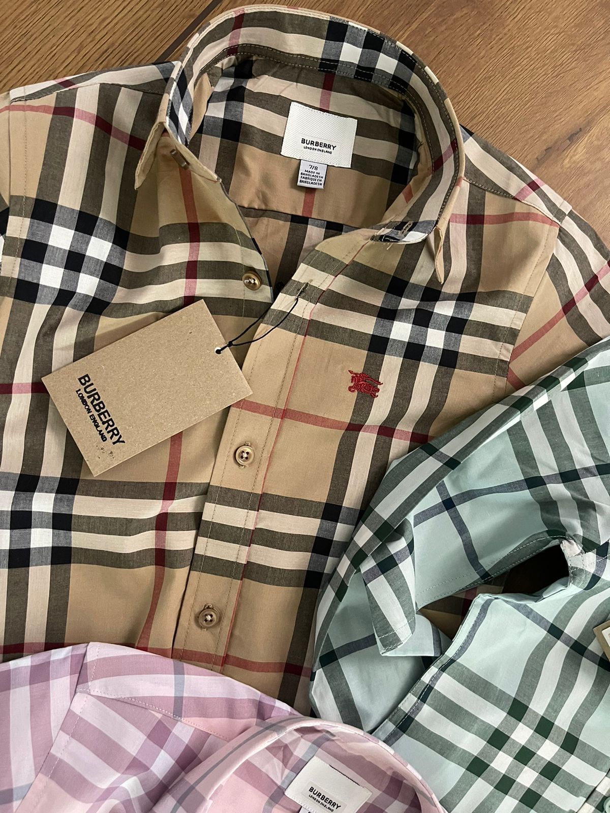 BURBERRY IMPORTED COTTON SHIRTS