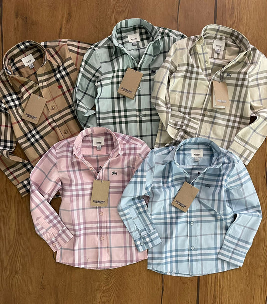 BURBERRY IMPORTED COTTON SHIRTS